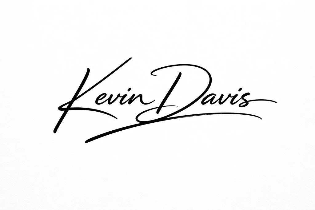 Kevin Davis signature.